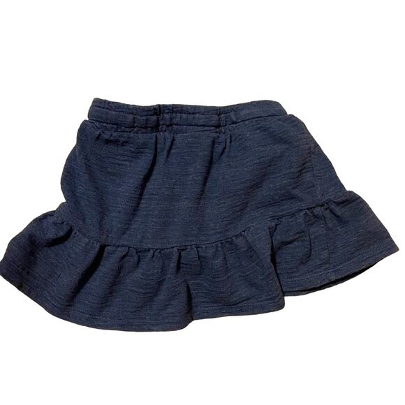 Cat & Jack Navy Blue Ruffled Lined Elastic Waist Casual Short Skirt Size 4T - Picture 2 of 3